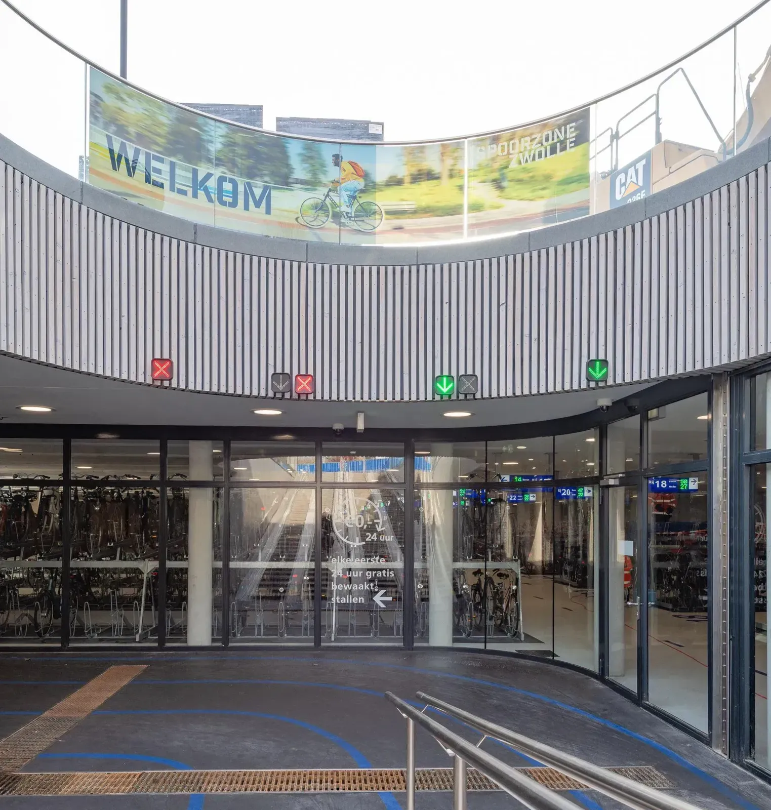Ondergrondse fietsenstalling Zwolle, foto 4